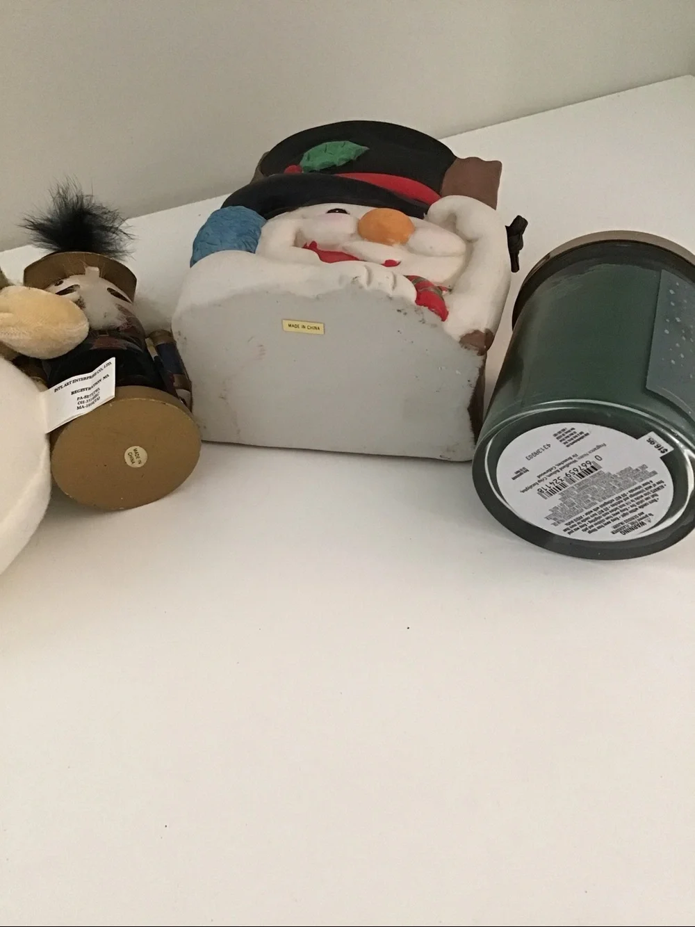 Sweet Lot of Christmas decorations, Bath & body works candle, Santa plush + more